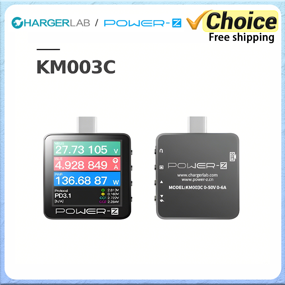 Power Banks - Power-Z KM003C Probador de carga rápida
