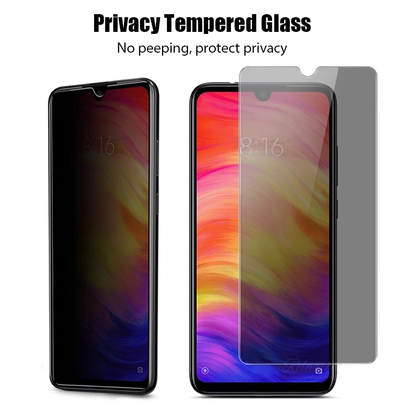 Anti Spy Privacy Glass Case - Funda de vidrio templado antiespía para