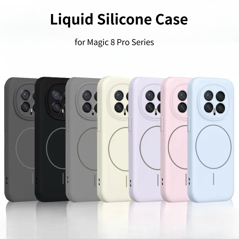 Liquid Silicone Magnetic Phone Case - Funda de Silicona Líquida Original para
