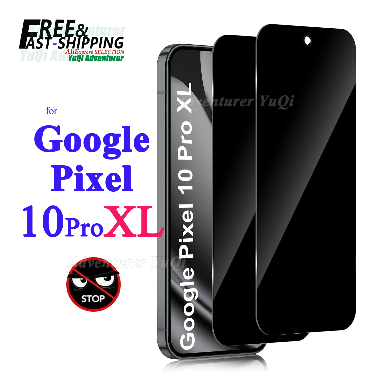 Anti Spy Privacy Glass Case - Protector de pantalla antiespía para Google