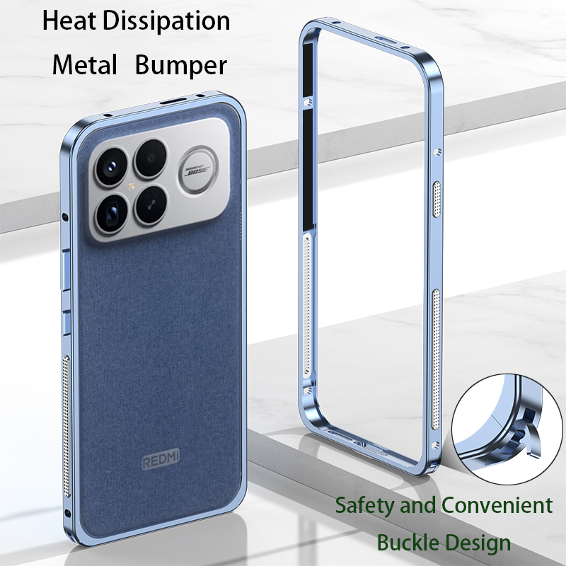 Metal Bumper Aluminum Frame Case - Funda de parachoques de aleación de