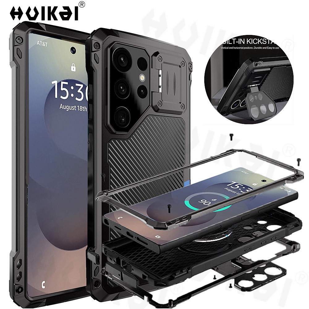 Heavy Duty 360 Full Body Protective Case - Funda para Samsung Galaxy S25 Ultra