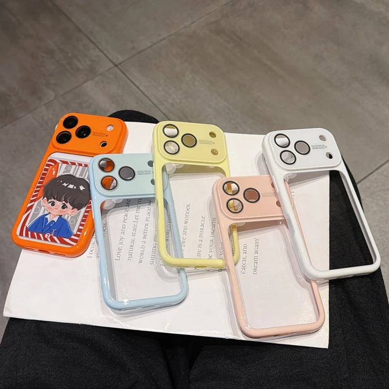 Clear Shockproof Bumper Case - Funda de Teléfono Acrílica Transparente de