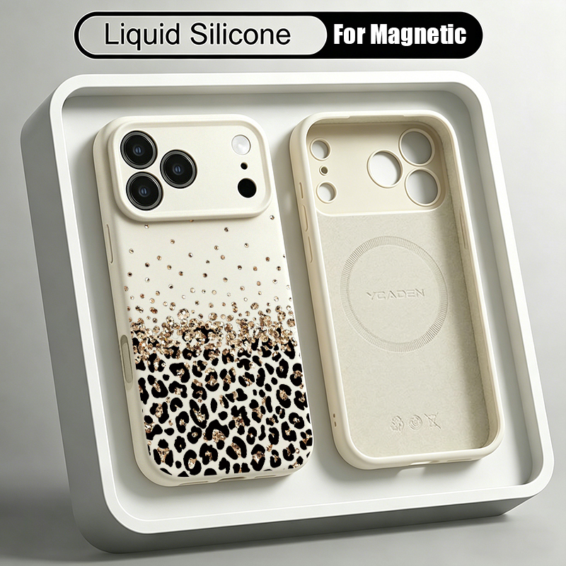 Liquid Silicone Magnetic Phone Case - Funda magnética de silicona líquida suave