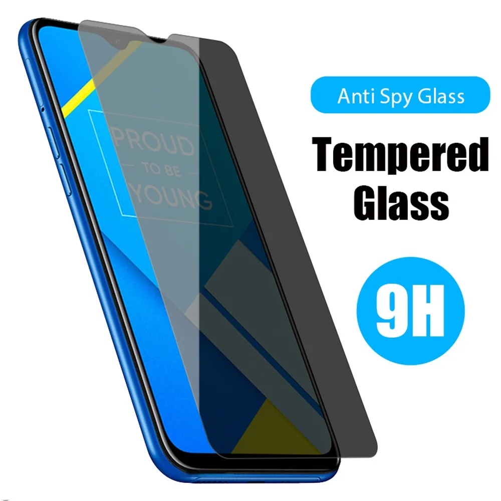 Anti Spy Privacy Glass Case - Funda antiespía para vivo y55s 5g,