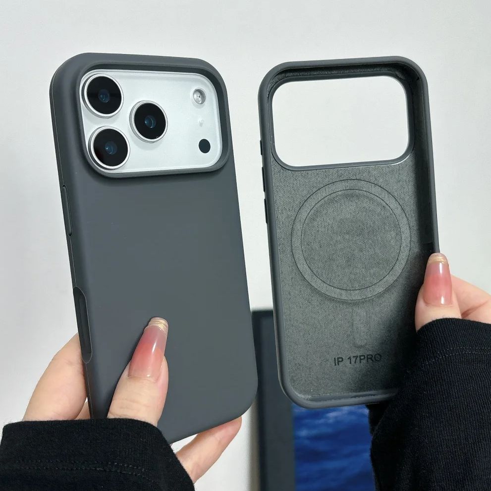 Liquid Silicone Magnetic Phone Case - Funda de Silicona Líquida para Magsafe,
