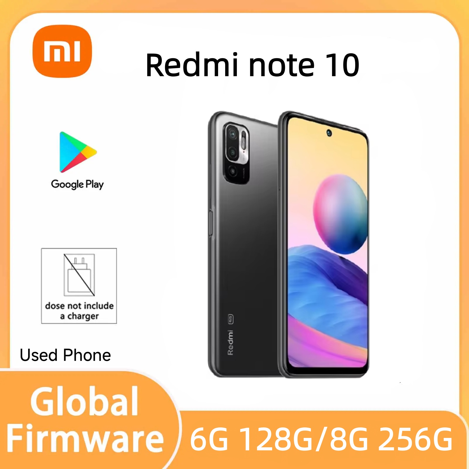 Chargers - Xiaomi Redmi Note 10 5G, pantalla