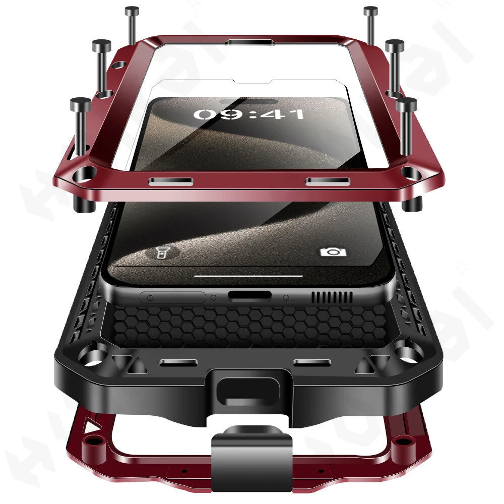Heavy Duty 360 Full Body Protective Case - Funda para iPhone 17 16 15