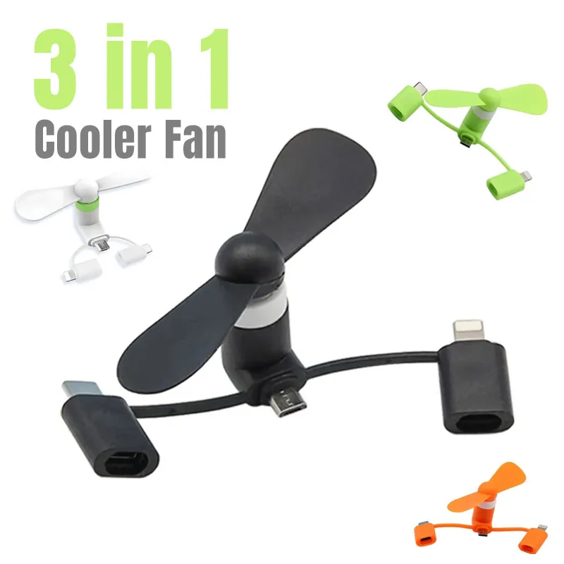Power Banks - Ventilador USB creativo Mini ventilador Android