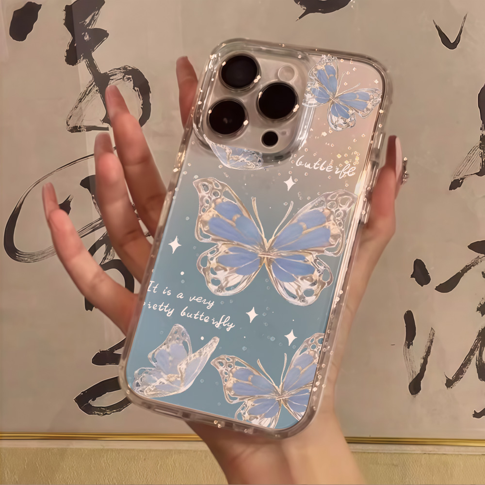 Clear Shockproof Bumper Case - Funda de Teléfono de Lujo con