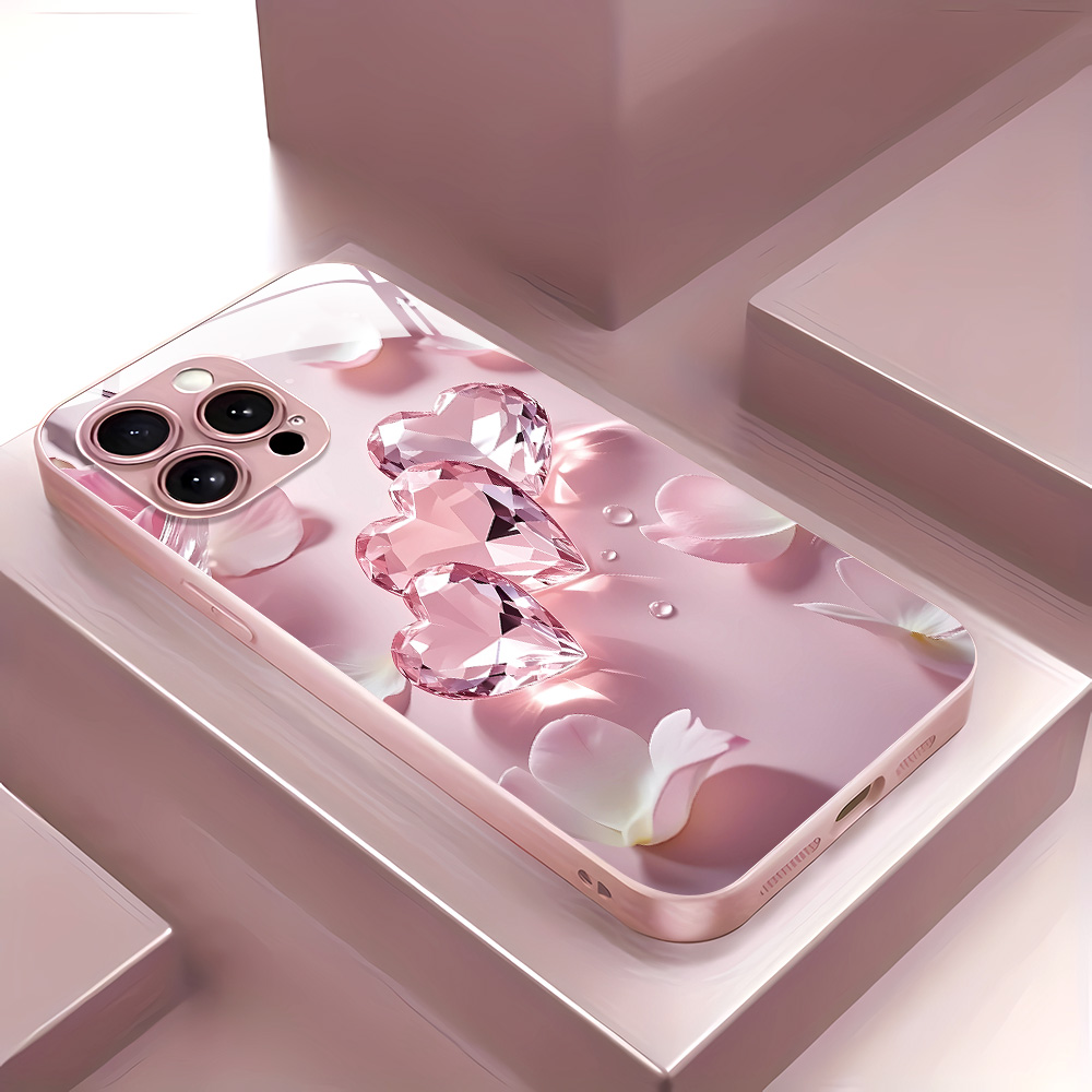 Screen Protectors - Funda de vidrio templado con mariposa