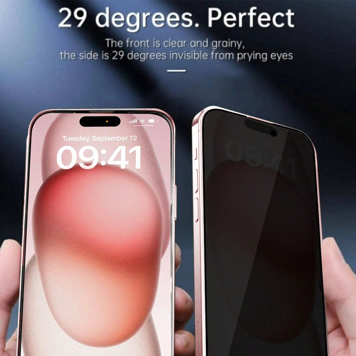 Protector de pantalla de priva - Anti Spy Privacy Glass Case reseña y precio