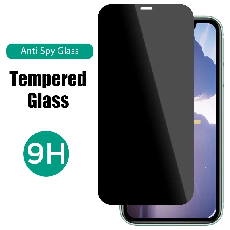 Funda de vidrio templado antie - Anti Spy Privacy Glass Case reseña y precio