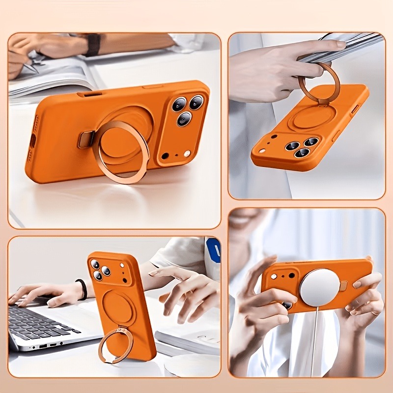 Funda de Silicona Líquida con  - Liquid Silicone Magnetic Phone Case reseña y precio