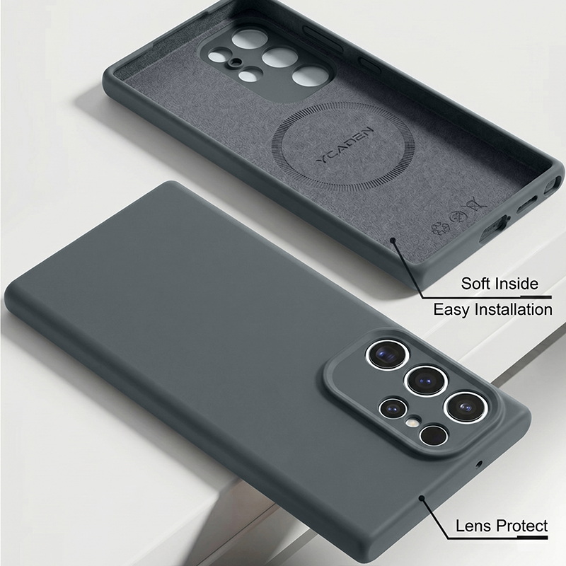 Funda de silicona líquida suav - Liquid Silicone Magnetic Phone Case reseña y precio
