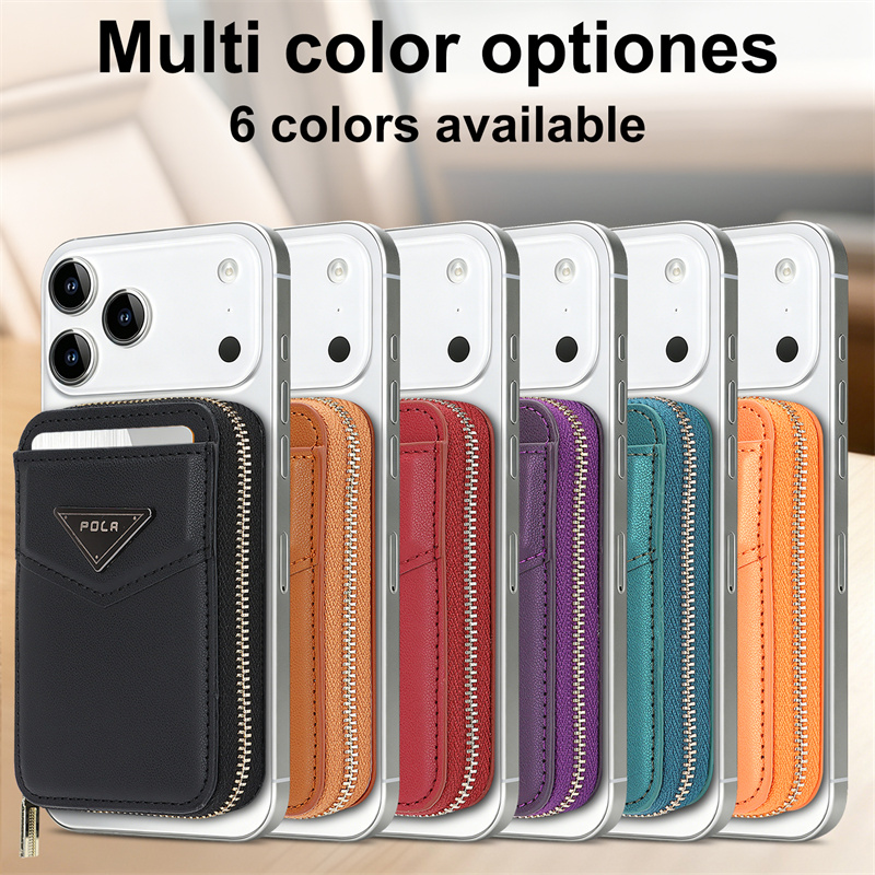 Funda Cartera con Cremallera y - Leather Wallet Card Holder Phone Cover reseña y precio