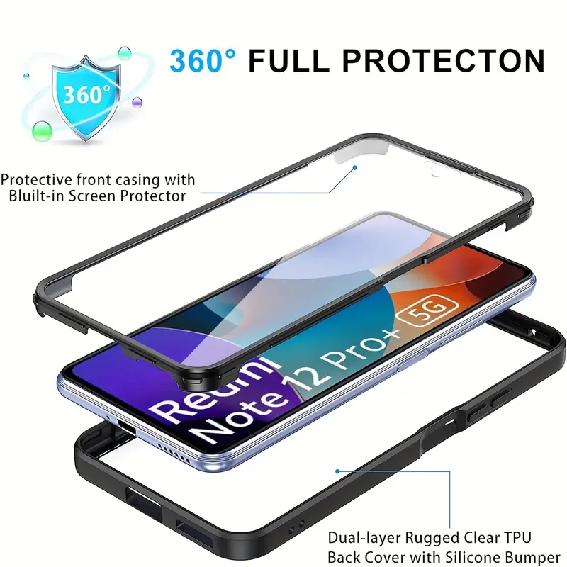 Funda transparente de cuerpo c - Heavy Duty 360 Full Body Protective Case reseña y precio