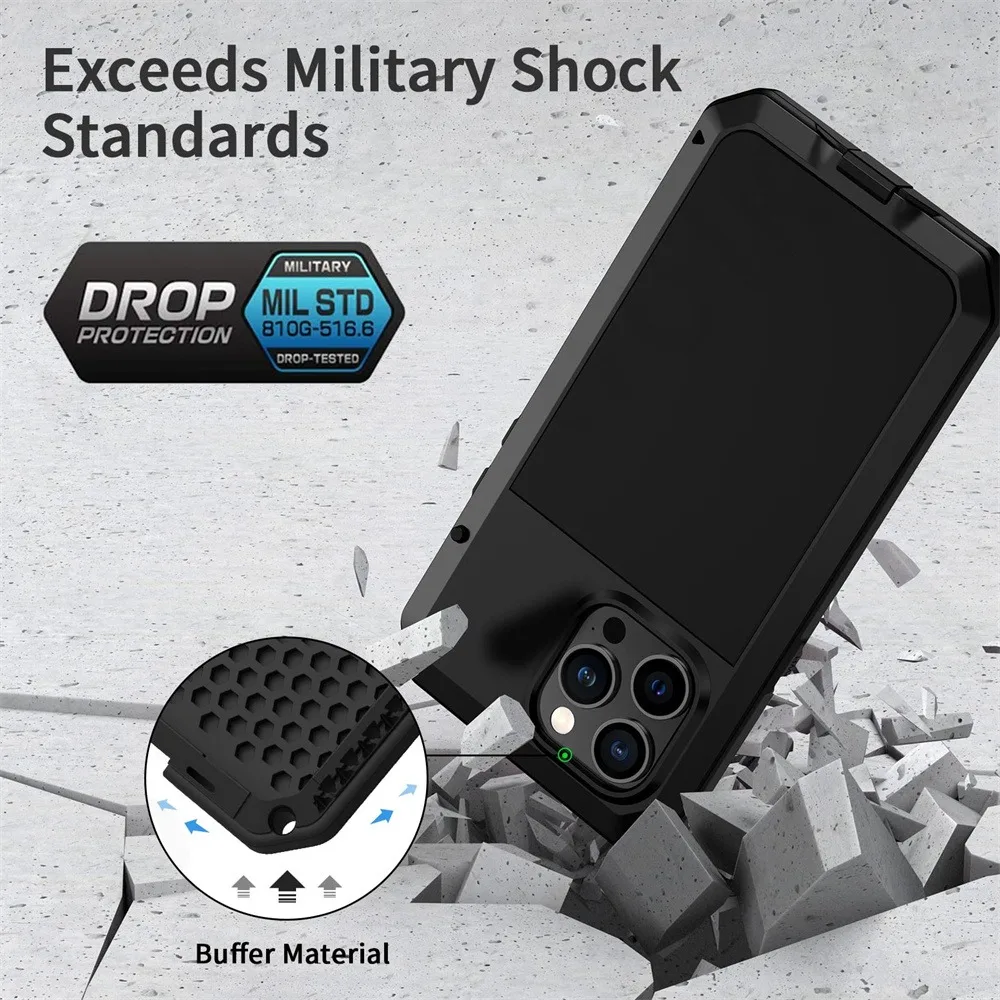 Funda para iPhone 16e 15 14 13 - Heavy Duty 360 Full Body Protective Case reseña y precio