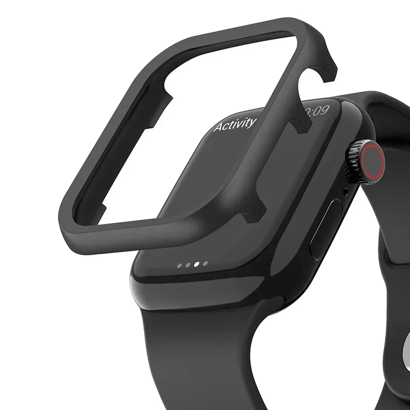 Para iWatch SE Series 10 9 8 7 - Metal Bumper Aluminum Frame Case reseña y precio