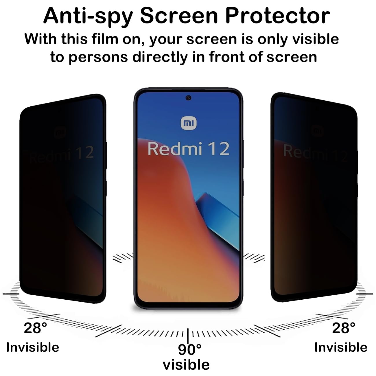 Protector de pantalla antiespí - Anti Spy Privacy Glass Case reseña y precio