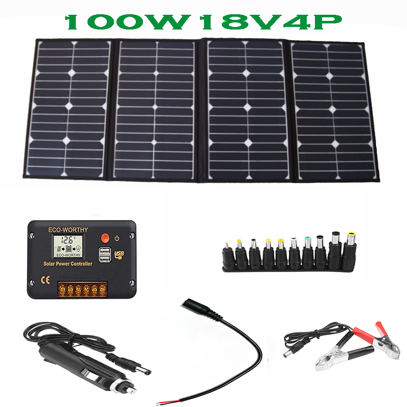 Cargador de panel solar plegab - Chargers reseña y precio