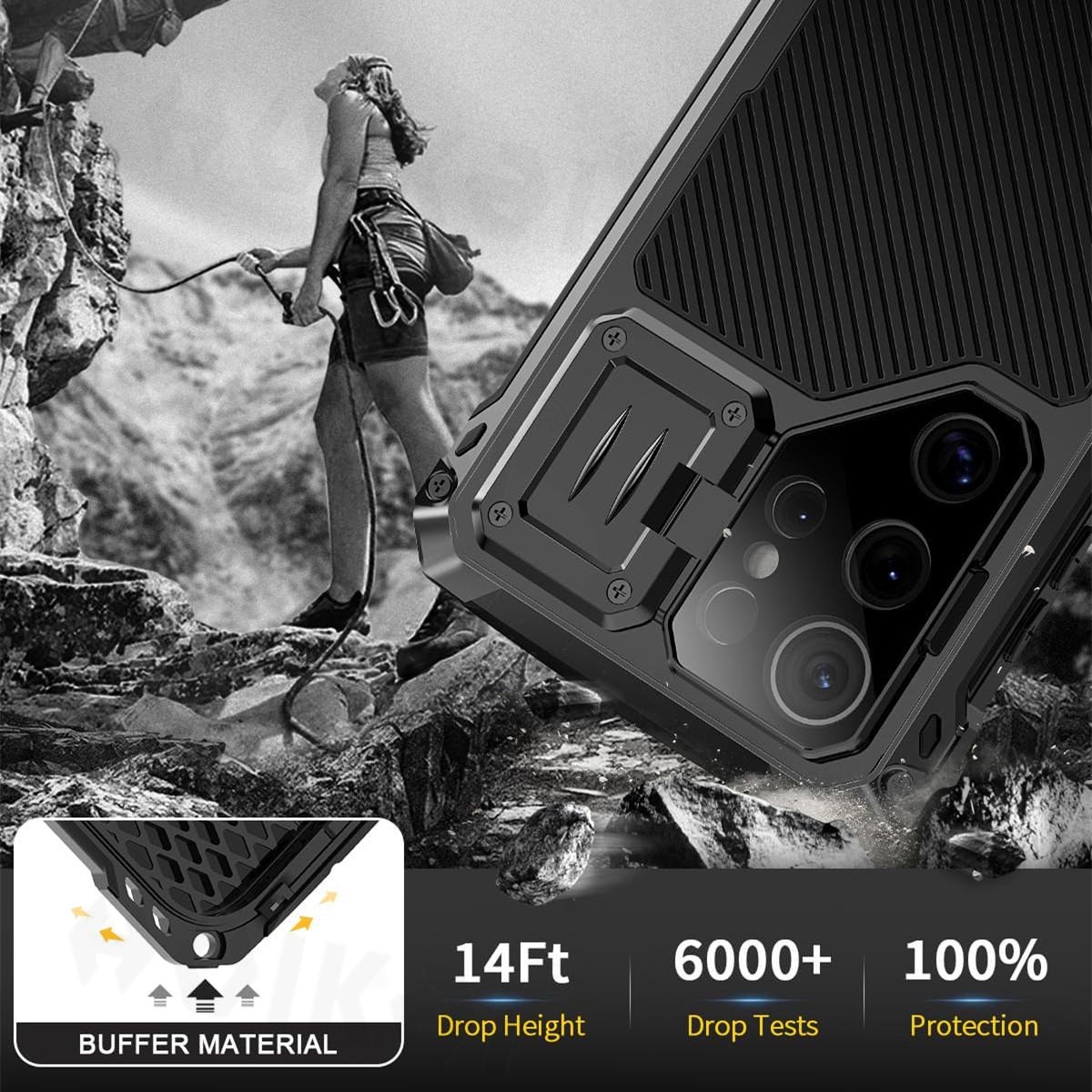 Funda para Samsung Galaxy S25  - Heavy Duty 360 Full Body Protective Case reseña y precio