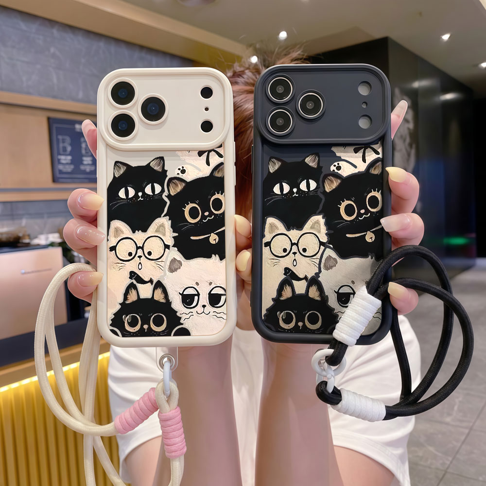 Funda Antigolpes con Correa de - Cute Cartoon Wrist Strap Silicone Case reseña y precio