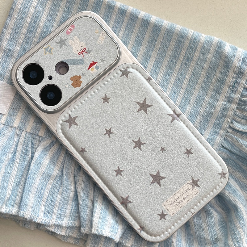 Funda de Teléfono de Cuero 3D  - Cute Cartoon Wrist Strap Silicone Case reseña y precio