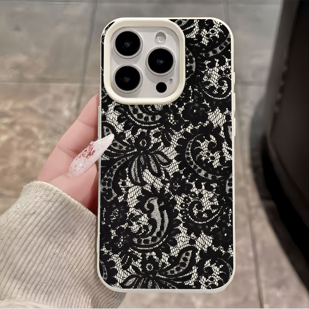 Funda de Teléfono con Diseño F - Vintage Floral Pattern Soft Case reseña y precio