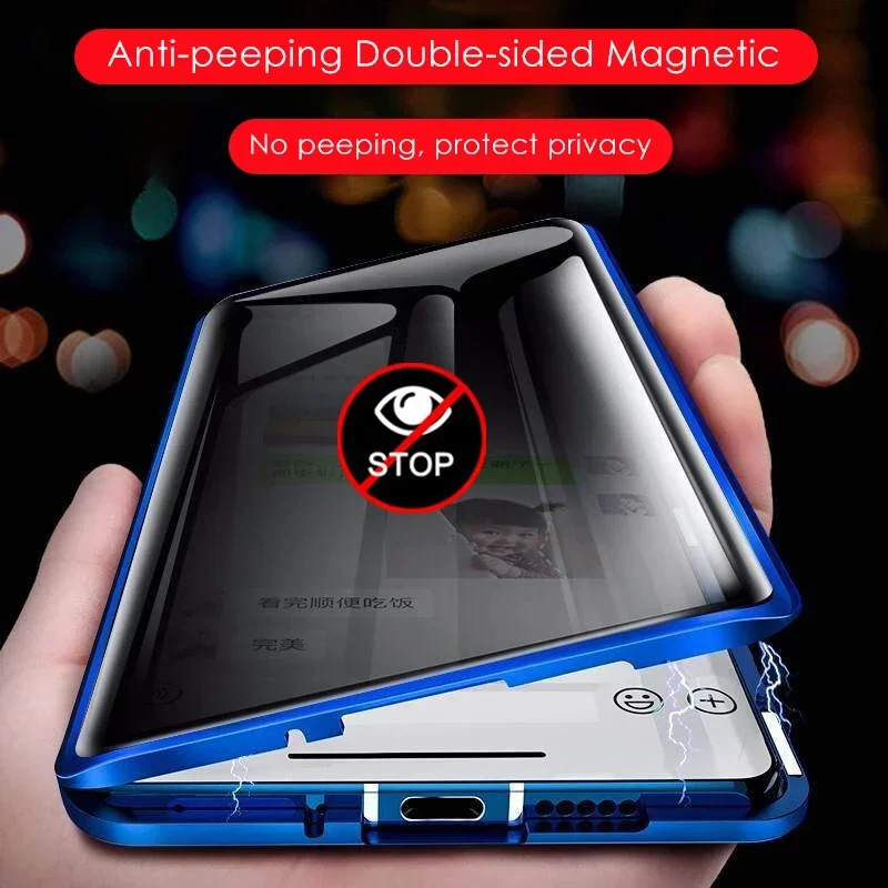 Funda de Teléfono de Vidrio Te - Anti Spy Privacy Glass Case reseña y precio