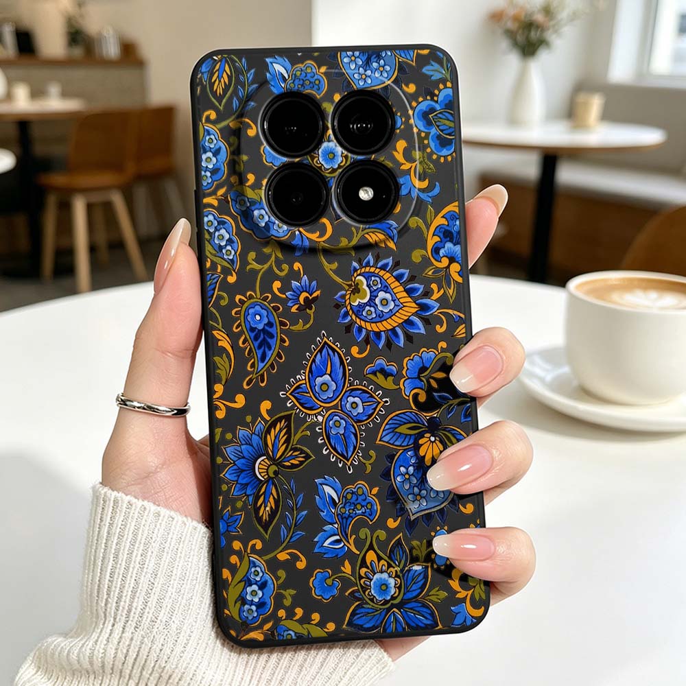 Funda de teléfono con diseño F - Vintage Floral Pattern Soft Case reseña y precio