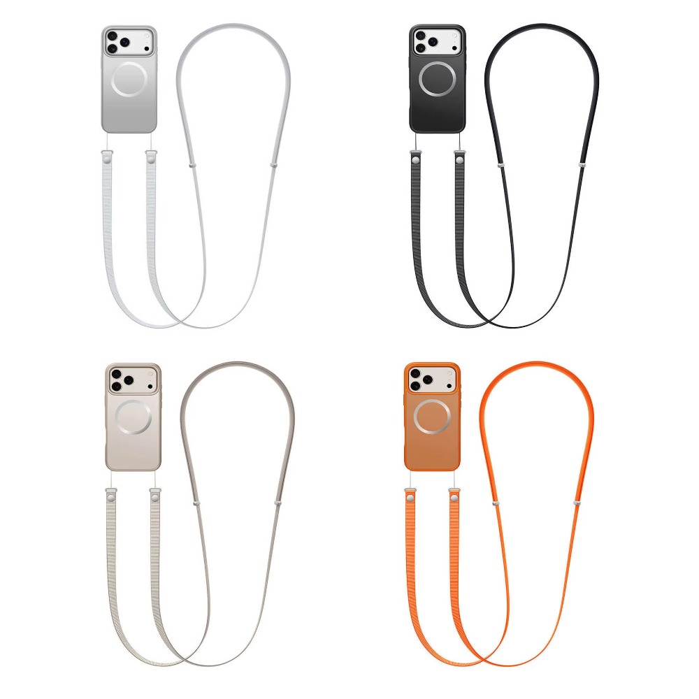 Correas cruzadas magnéticas or - Crossbody Lanyard Neck Strap Case reseña y precio