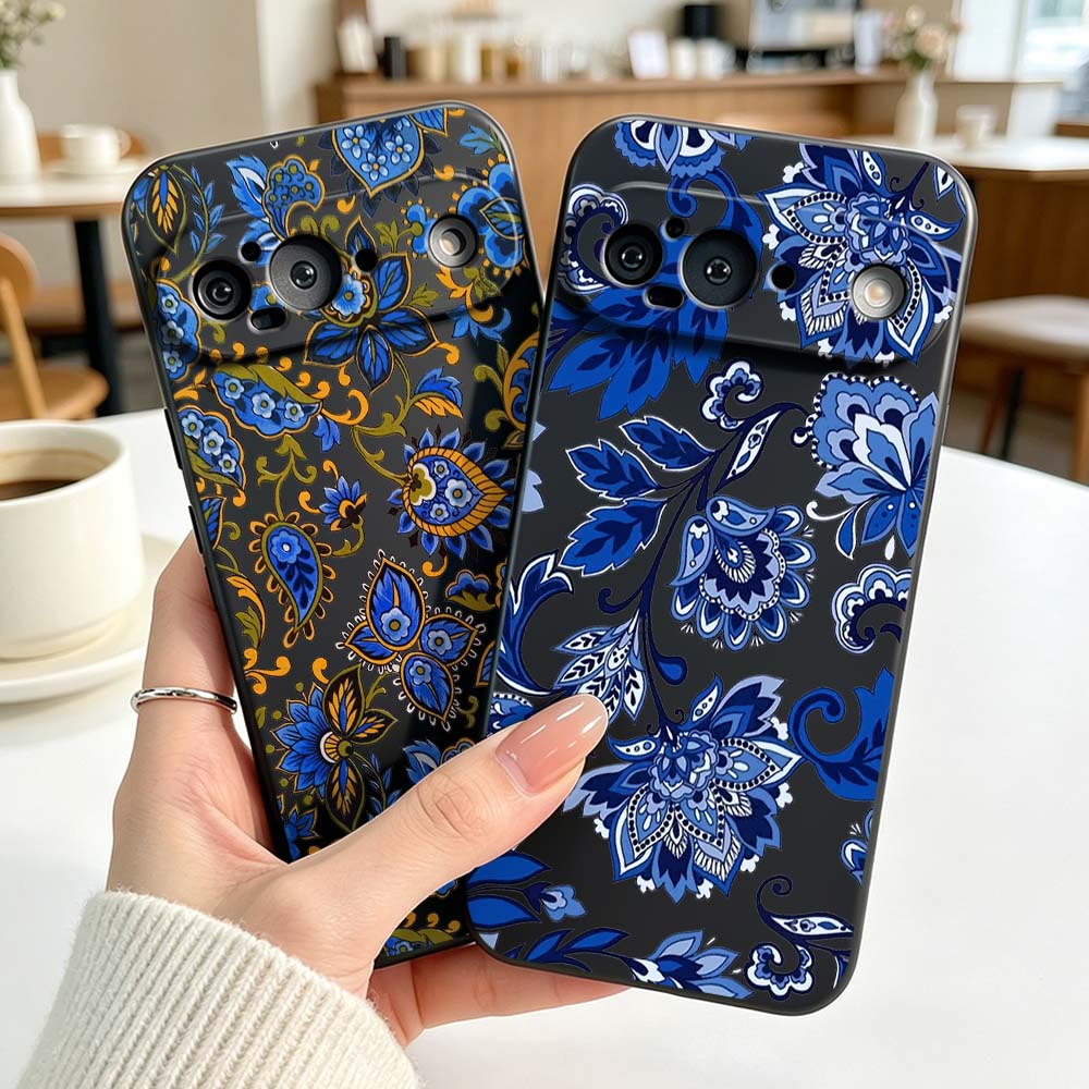 Funda de silicona con diseño f - Vintage Floral Pattern Soft Case reseña y precio