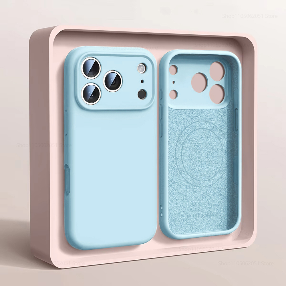 Funda Magnética Magsafe de iPh - Liquid Silicone Magnetic Phone Case reseña y precio