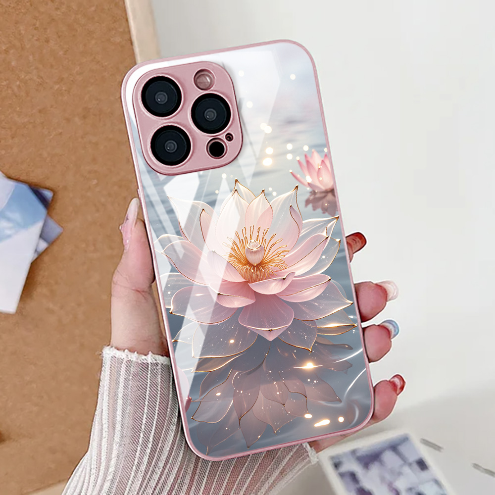 Funda de teléfono con flor de  - Screen Protectors reseña y precio