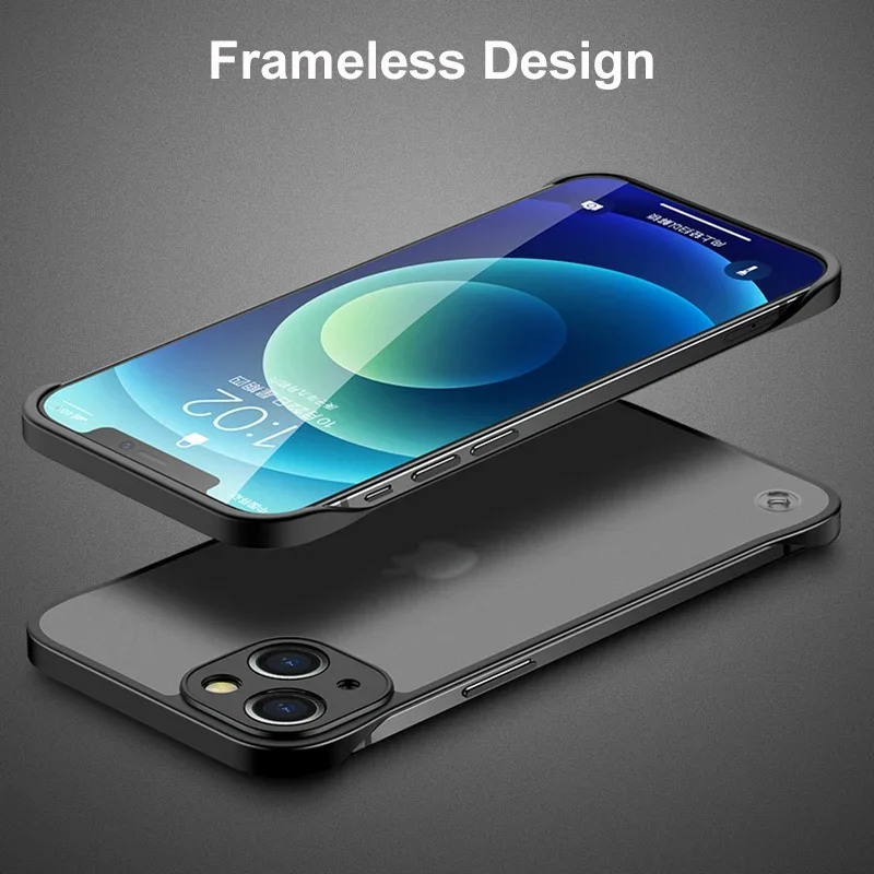 Para Iphone 16 15 14 Pro Max U - Ultra Thin Frameless Phone Cover reseña y precio