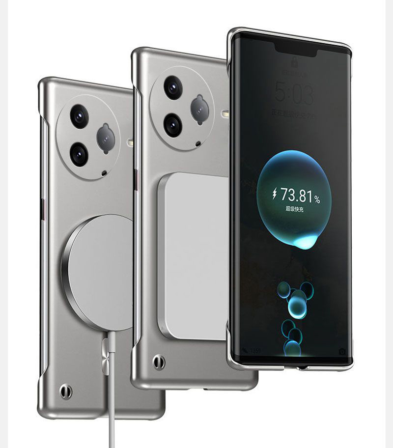 Funda de teléfono magnética si - Ultra Thin Frameless Phone Cover reseña y precio